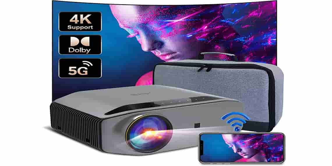Outdoor Projector 4K Supported, FHD Native 1080P-min