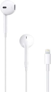 Apple EarPods Headphones with Lightning Connector. Microphone with Built-in Remote to Control Music, Phone Calls
