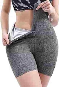 Body Shaper Sauna Slimming Pants Hot Thermo High Waist Fat Burning Sweat Capris Workout Shapers for Weight Loss