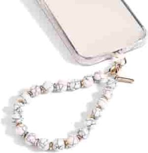 Case-Mate Phone Charm with Beaded Marble - Detachable Phone Lanyard - Hands-Free Wrist Strap