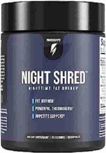 InnoSupps Night Shred - Night Time Fat Burner Appetite Suppressant and Weight Loss Support