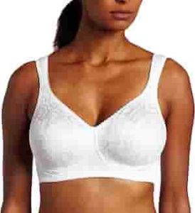 Playtex Women's 18-Hour Ultimate Lift Wireless Full-Coverage Bra with Everyday Comfort, Single
