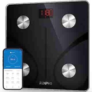 RENPHO Smart Scale for Body Weight, Digital Bathroom Scale BMI Weighing Bluetooth Body Fat Scale, Body