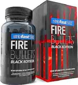Stripfast5000 Fire Bullets Max Strength Black Edition for Women & Men - Keto Friendly