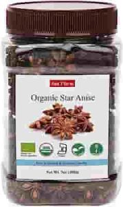 Sun I’farm Organic Star Anise, Chinese Star Anise Whole 7oz(200g), Fresh, Pure and Dried Anise Pods, Great for Cooking, Baking and Tea