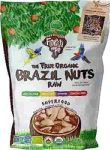 The True Organic Premium Brazil Nuts (15oz) Raw & Unsalted Kosher Non-Gmo Certified Organic Fresh Vegan Gluten Free Keto and Paleo Friendly Sustainably Harvested