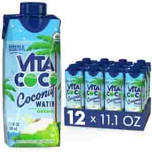 Vita Coco Coconut Water, Pure Organic Refreshing Coconut Taste Natural Electrolytes Vital Nutrients