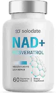 solodate NAD Supplement 1000MG for High Absorption, 60 Capsules